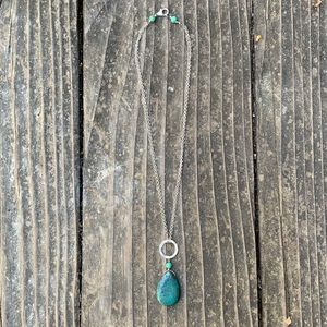 Turquoise stone necklace